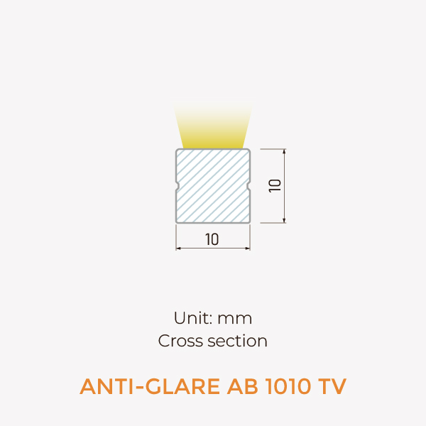 Anti-glare Neon dimension / 3D view
