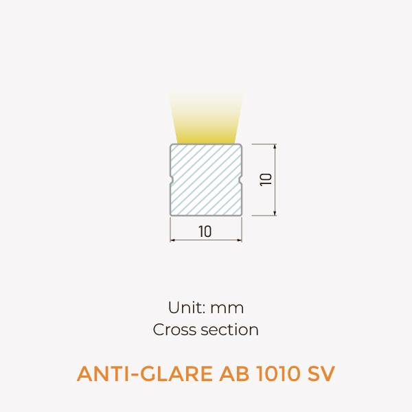 Anti-glare Neon dimension / 3D view