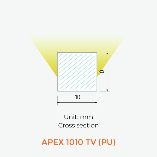 Apex Neon IP68 dimension / 3D view
