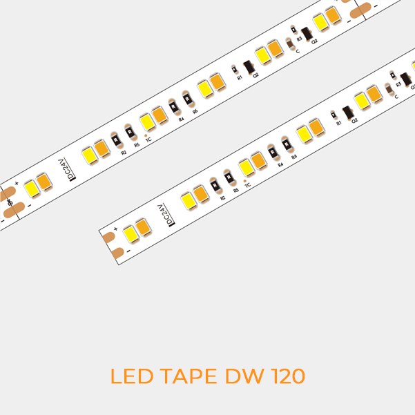 Dim to Warm LED Strip dimension / 3D view