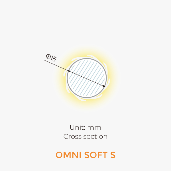 Omni 360° Neon dimension / 3D view