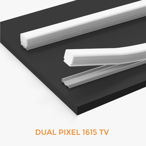 Pixel Neon dimension / 3D view