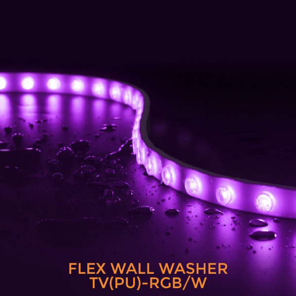 PU Flex Wall Washer dimension / 3D view