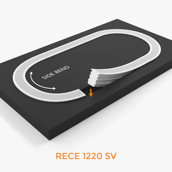 Recessed Neon dimension / 3D view