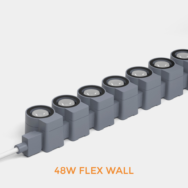 Chain Flex Wall Washer SV dimension / 3D view