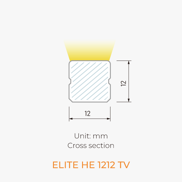 High Efficiency Neon dimension / 3D view