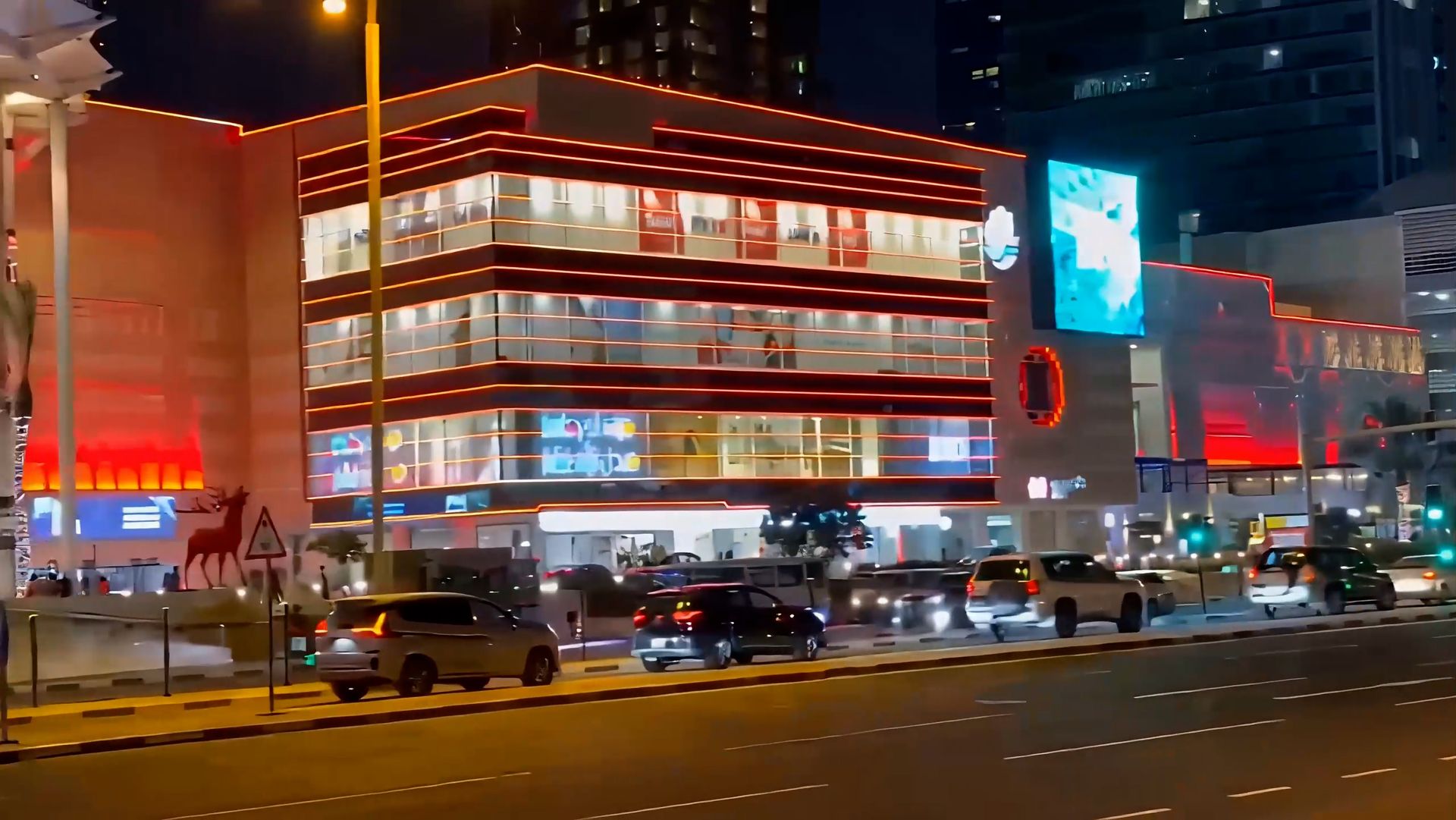 City Center Mall Facade Lighting Project in Doha, Qatar